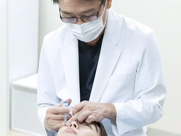 施術の様子