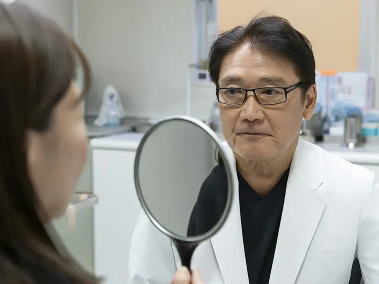 手術翌日の診察